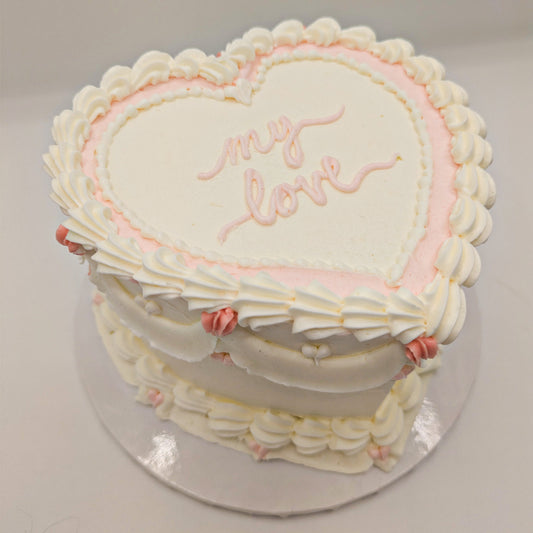 Valentine's Mini Heart Cakes