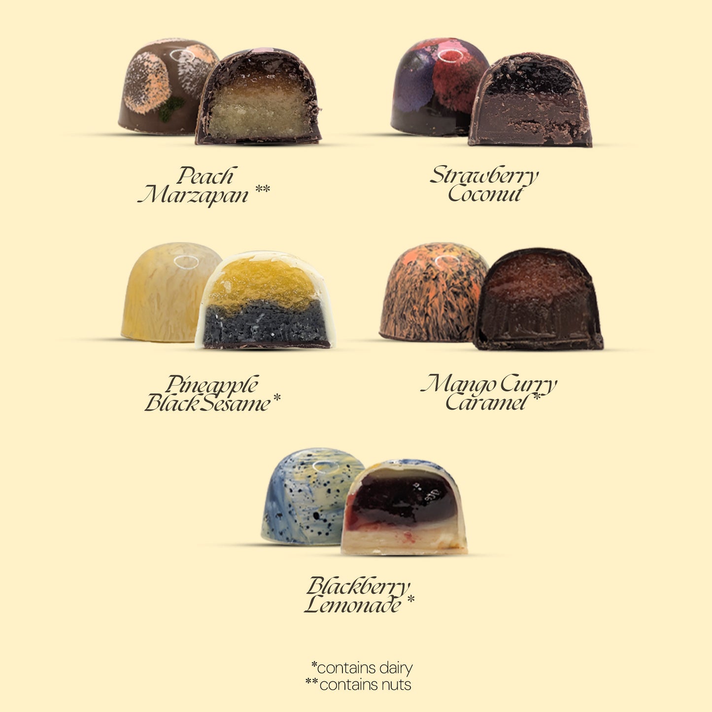 Summer Assorted Artisan Bonbons