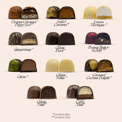 Customizable Box of Classic Artisan Bonbons