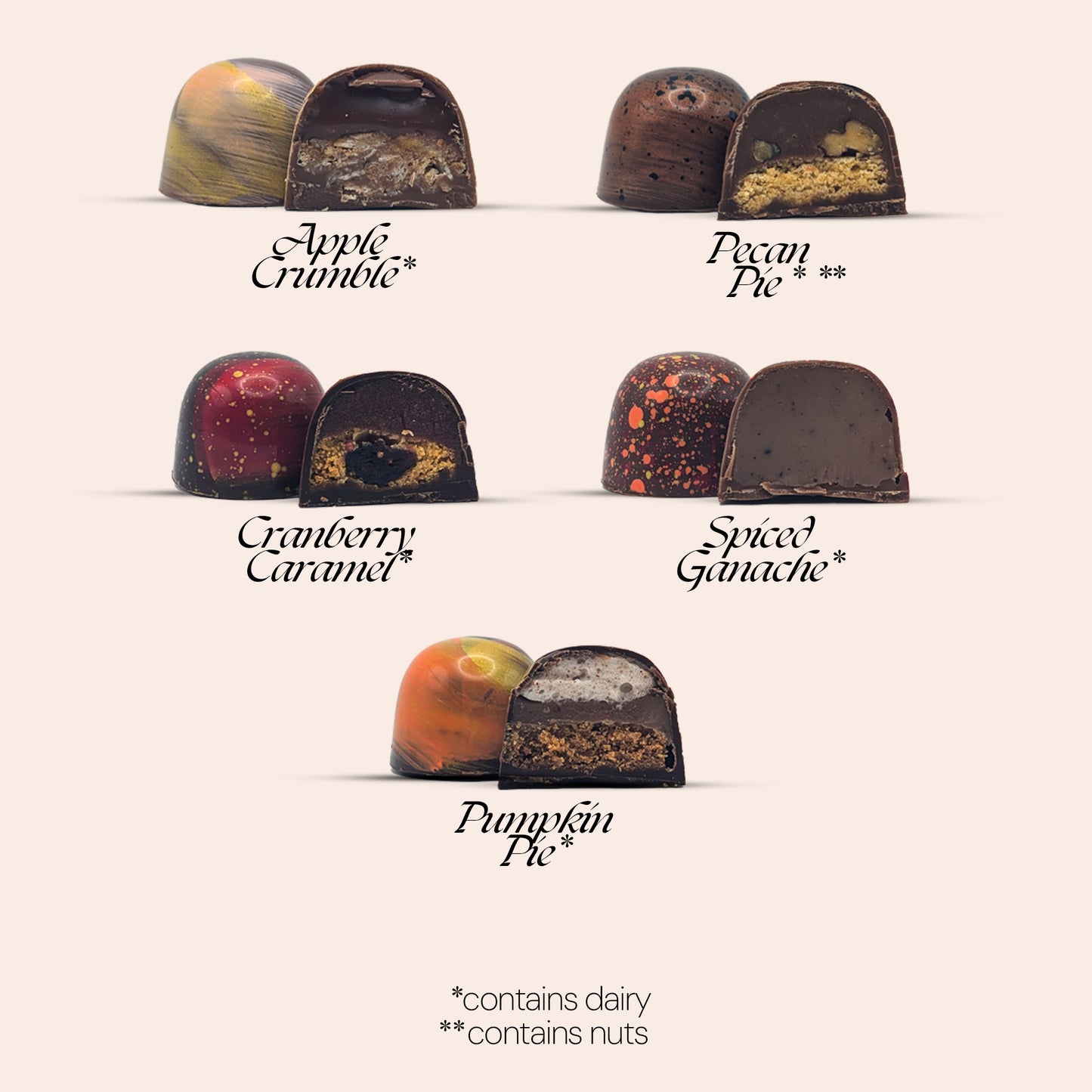 Fall Assorted Artisan Bonbons